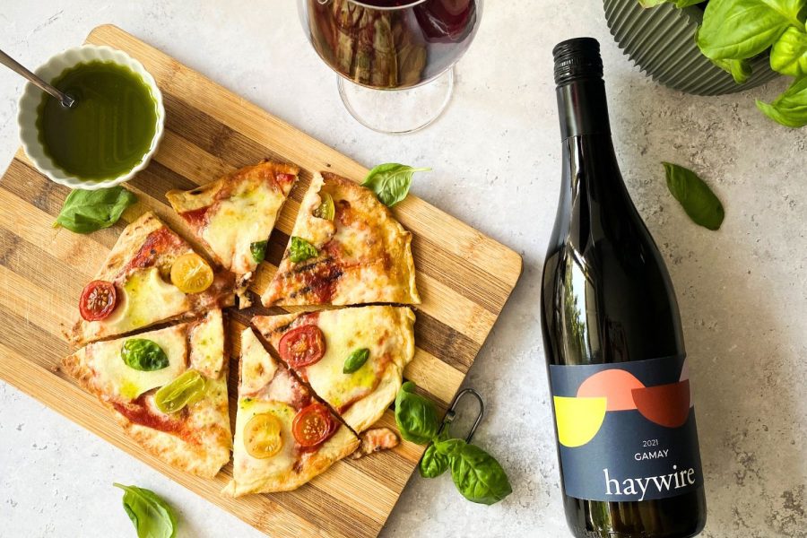 Summer Pizza with Gamay Noir
